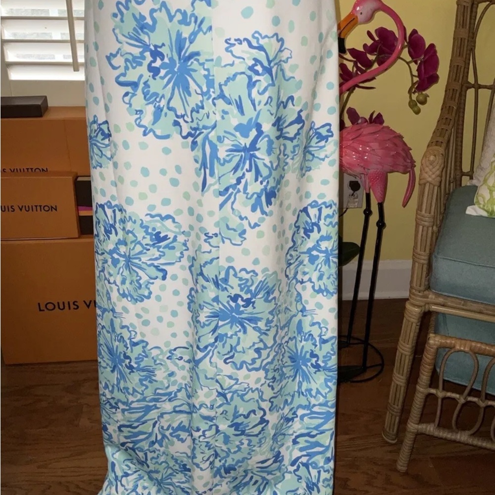 Lilly Pulitzer NWT Pearl Soft Maxi Dress Karma Camellia $268 Size 0,2 - Picture 12 of 12